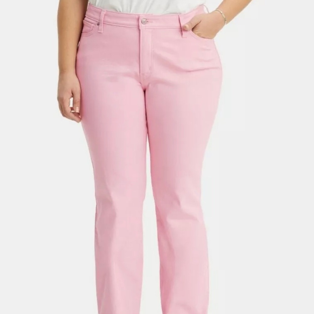 Levi’s 20W Pink Classic Fit Mid Rise 414 Jeans